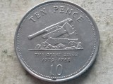 GIBRALTAR-10 PENCE 2008