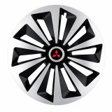 Set 4 capace roti Fox Gri-Negru R14 Compatibil Cu Mitsubishi