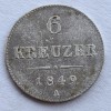 Austria 6 kreuzer 1849 A / Viena argint Joseph l, Europa