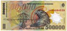 Bancnota 500.000 lei 2000 / 2004 ( 500000 ) polimer VF/XF semnatura Isarescu foto
