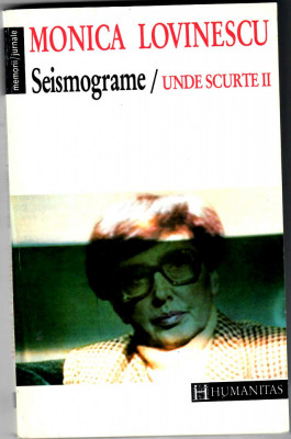 Seismograme, unde scurte II, Monica Lovinescu foto