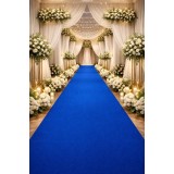 Mocheta Evenimente Belgia PLAT BLEU, Latime 1m, Grosime 1mm, Marime 100 x 300 cm, Albastru, Antialergic, Polipropilena, Prezentari, Intalniri oficiale