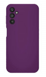 Husa din silicon compatibila cu Samsung Galaxy A14 5G, silk touch, interior din catifea, Violet