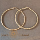 Cercei A mpletiti mari 6 cm , Eleganta spectaculoasa E i calitate superioara