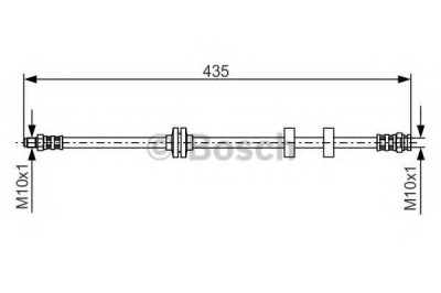 Conducta / cablu frana FIAT BRAVO Van (198) (2008 - 2016) BOSCH 1 987 476 878 foto