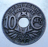 7.859 FRANTA 10 CENTIMES 1927, Europa, Cupru-Nichel