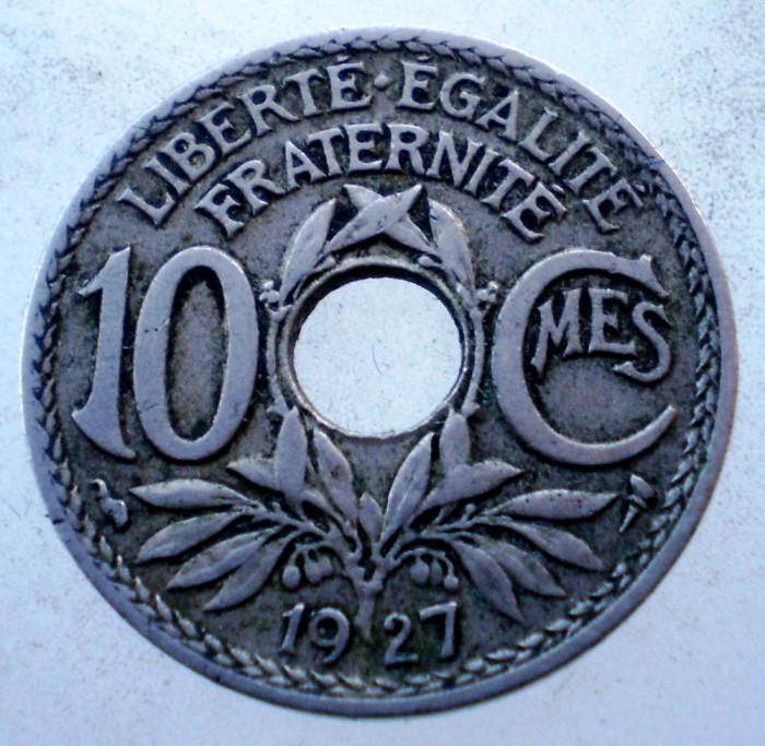 7.859 FRANTA 10 CENTIMES 1927