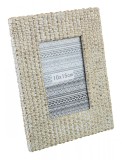 Cumpara ieftin Rama foto de masa din polirasina gri cu patina aurie Yoma 18.5 cm x 2 cm x 23.5 cm h