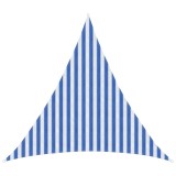 vidaXL P&acirc;nză de umbră Albastru și Alb 3 x 3 x 3 m HDPE 42032904