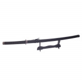 Sabie katana decorativa IdeallStore&reg;, panoplie, Last Samurai, negru, metal, 51.5 cm, suport inclus