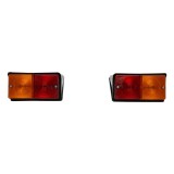 Set lampi stop si semnalizare spate rosu-galben cu cablaj si becuri pentru UTB U-445, Fiat, New Holland, Ford, Case IH, MAssey Fergusson