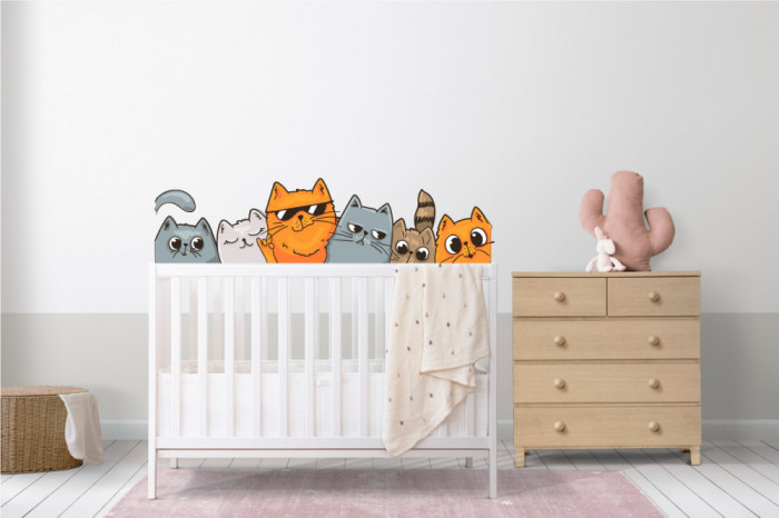 Sticker Decorativ - Cool cats