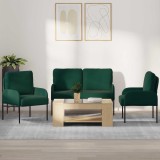 vidaXL Seturi de canapele 3 pcs Verde &icirc;nchis 115 x 56 x 80 cm placaj 3406219