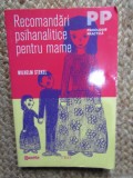 RECOMANDARI PSIHANALITICE PENTRU MAME de WILHELM 2012