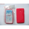 Husa Silicon S-Line Rosie pentru Sony Xperia T LT30p - Protectie si Design