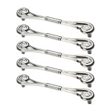 Cumpara ieftin Set 5 Manere pentru mobila, din metal, OZS-1166, lungime 117 mm, distanta gauri 96 mm, crom lucios