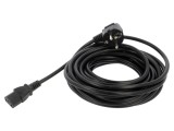 Cablu 3x1mm2 CEE 7/7 ştecăr &icirc;n unghi IEC C13 mamă PVC SAVIO