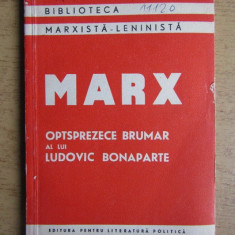 Optsprezece Brumar al lui Ludovic Bonaparte/ Karl Marx