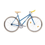 Bicicleta Pegas Clasic 2S Bull Lady, 28 inch, 2 viteze, sistem franare U-Brake, Hardtail, furca fixa, cadru otel, Bleu