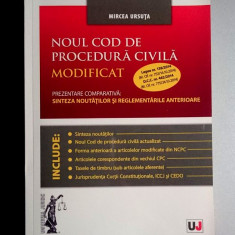 Noul Cod de procedura civila modificat - Mircea Ursuta