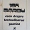 ION BARBU ESEU DESPRE TEXTUALIZAREA POETICA-MARIN MINCU-200068