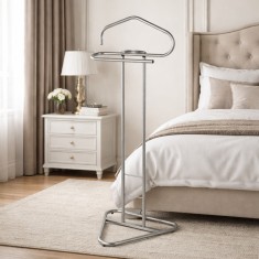 Suport haine metalic stabil, ideal pentru dormitor, hol sau dressing