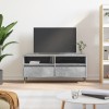 VidaXL Comodă TV, gri beton, 100x34,5x44,5 cm, lemn prelucrat