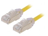 Patch Cord F/UTP Cat6a LSZH Galben 5m 28AWG