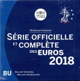 FRANTA 2018 - Set monetarie 1 cent-2 euro - FOLDER/ BU / sigilat, Europa