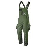 Pantaloni de lucru cu bretele CAMO olive, marimea XXL HardWork ToolsRange