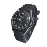 Cumpara ieftin Ceas de mana Geneva negru cu cifre romane - WZ5338