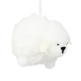 Decor de Paste - miel pufos - 10,5 x 8 cm - alb