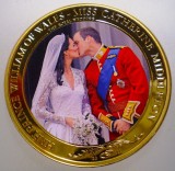 5.450 COOK ISLANDS THE ROYAL WEDDING WILLIAM CATHERINE 1 DOLLAR 2011 PROOF COLOR