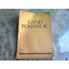 REVISTA GAND ROMANESC , NR. 3 , ANUL II , MARTIE , 1934