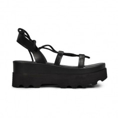 Altercore sandale Sue femei, culoarea negru, cu platforma