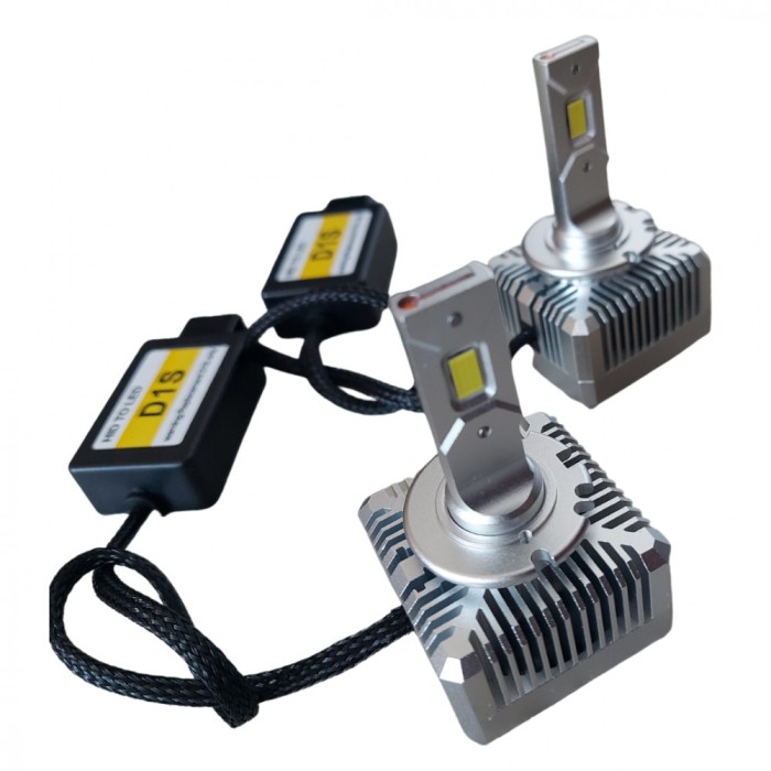 Becuri LED D1S, 72W, 10000 Lumen, 100% Canbus Plug&amp;Play, 2 Bucati,