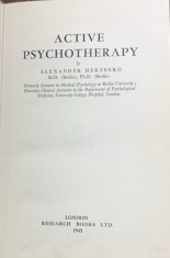 Active psychotherapy(Psihoterapie interactiva- carte in engleza)- Alexander Herzberg