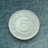 5 Schilling 1952 Austria, Europa