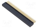 Conector SAMTEC şiruri pini tată 64 PIN 2,54mm aurit THT soclu