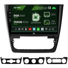 Navigatie Skoda Yeti, Android 13, Z-Octacore 8GB RAM + 256GB ROM, 10.1 Inch - AD-BGZ10008+AD-BGRKIT040