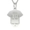 Lantisor cu pandantiv din argint model Tricou de fotbal