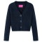 Cardigan tricotat pentru copii, bleumarin, 128