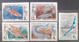 RUSIA 1966 PESTI, Vapor DE PESCUIT SERIE 5V. NESTAMPILATA, Nestampilat