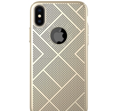 Husa Telefon Nillkin, iPhone Xs, Air Case, Gold foto