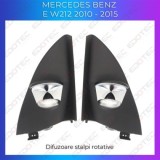 Lumini Ambientale difuzoare stalpi rotative Mercedes E W212 CLS W218 control pe sistemul original sau telefon CarStore Technology