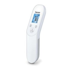 Termometru fara contact Beurer FT 85, Alarma, 60 de memorii, Data ?i ora, C/F, Alb foto
