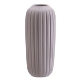 Vaza flori ceramica bej 16 x 38 cm