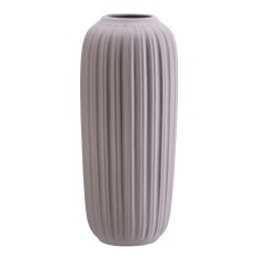 Vaza flori ceramica bej 16 x 38 cm