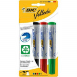 Cumpara ieftin Set 4 Markere Bic Eco Velleda 1701, Culori Asortate, Marker Bic, Marker Bic Eco, Marker Multicolor, Marker Eco, Bic Eco Velleda, Markere Whiteboard, M