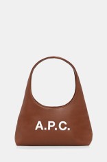 A.P.C. geantă baby ninon shoulder culoarea maro, PUAAT.F67027
